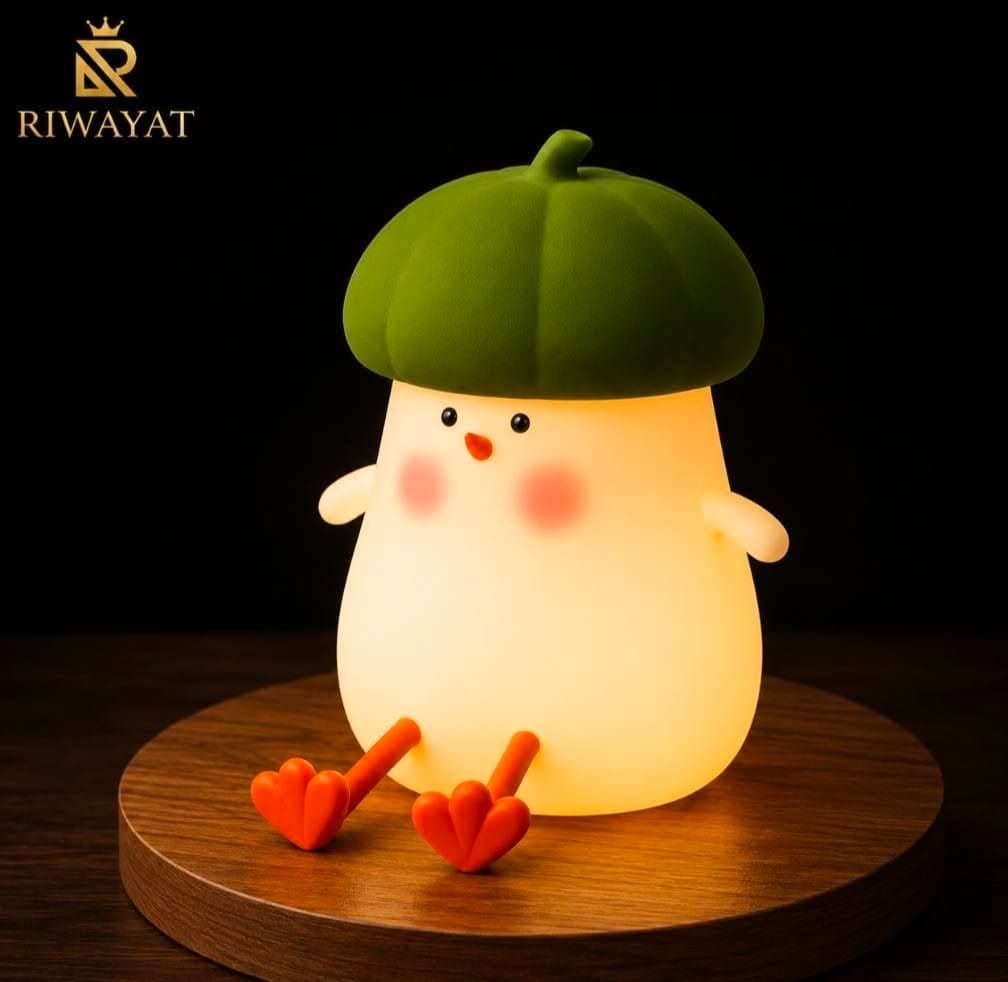 Chick Night Light, Chicken Shaped Lamp, Kids Bedroom Light, Chicken Shape Table Decorative Lamp for Living Room